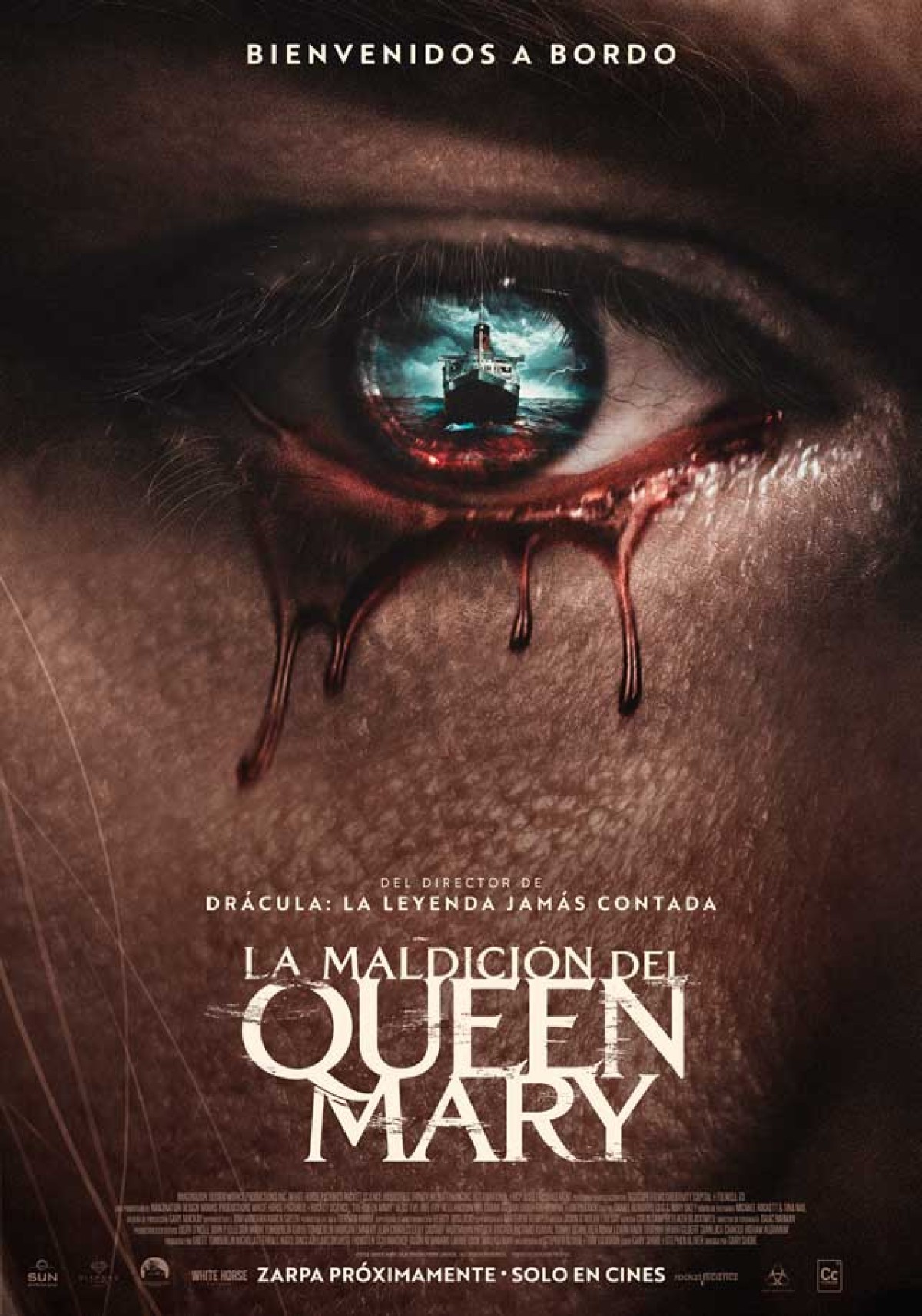 cartel LA MALDICION DEL QUEEN MARY